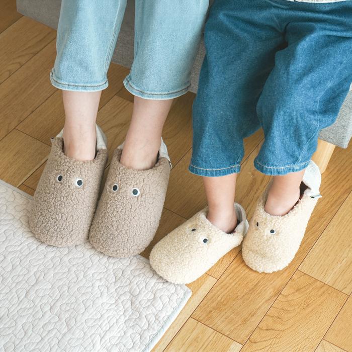 ルームシューズ キッズ pegoppa スリッパ 2way バブーシュ 目 かわいい 現代百貨 A705 |  | 11