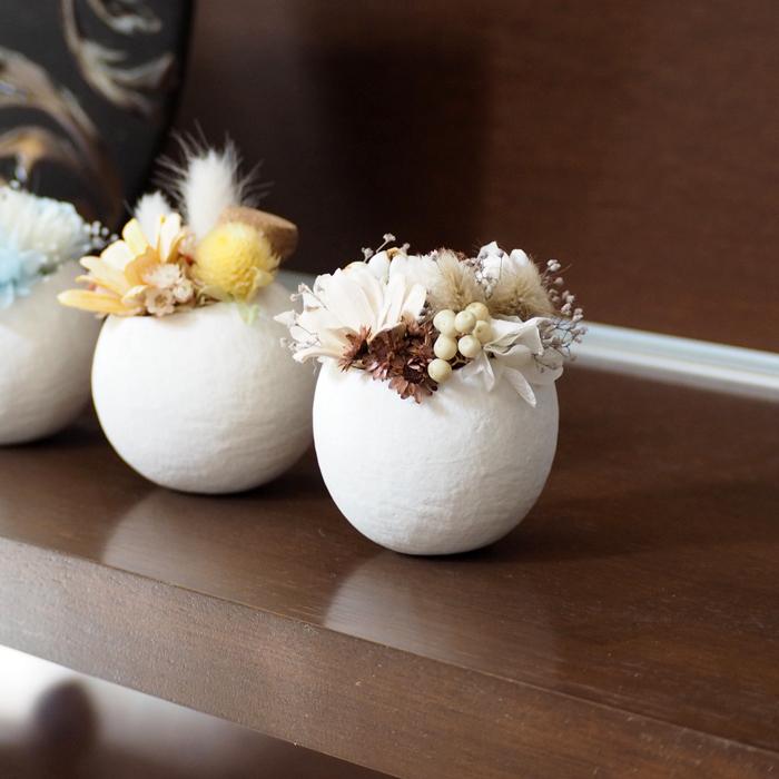 ベルカップ フラワーアレンジ ドライフラワー 花 飾り 縁起 プレゼント