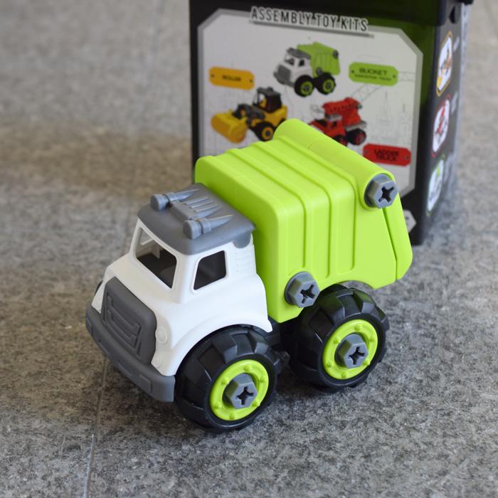 magnet DIY TRUCK BOX グリーン おもちゃ 知育 玩具 組み立て 6歳以上