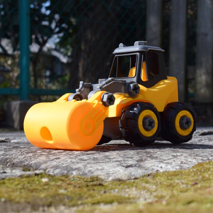 magnet DIY TRUCK BOX イエロー おもちゃ 知育 玩具 組み立て 6歳以上