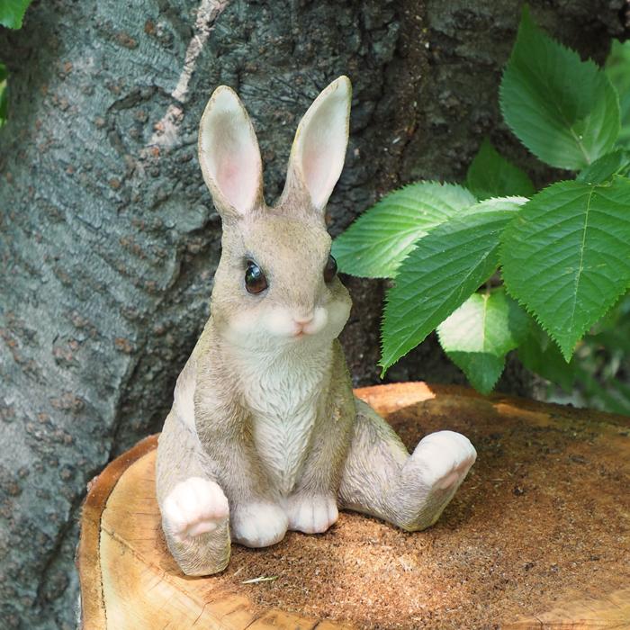 丸和貿易 おすわりラビット チアフルバディ 置き物 フィギュア うさぎ