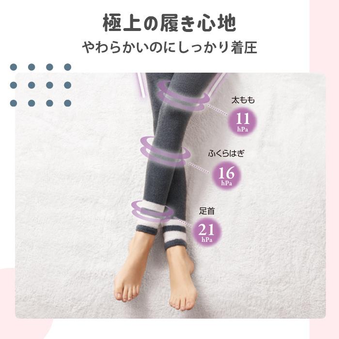 メディキュット（MediQttO） フワッとキュッと パジャマレギンス M