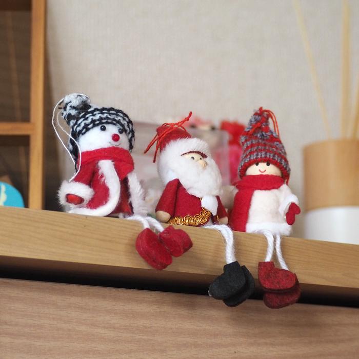 スノーフレンズ クリスマス サンタクロース スノーマン オーナメント 北欧 丸和貿易 747226 | 丸和貿易 | 01