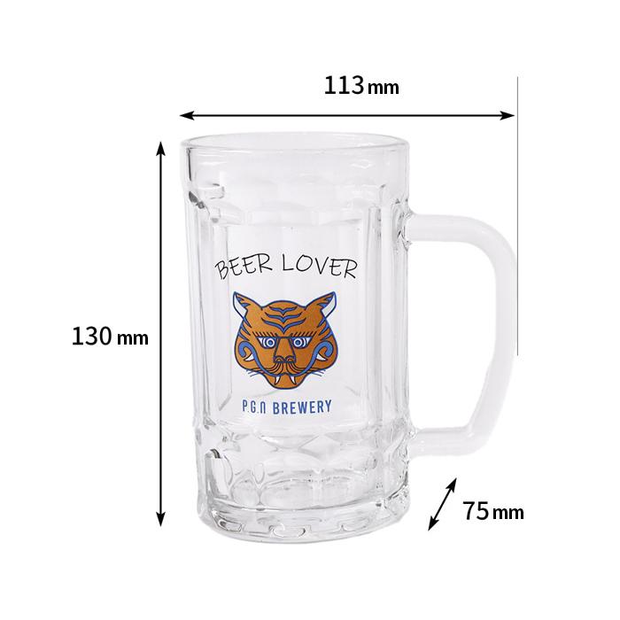 ビアーラバーマグ 2個セット チベタンタイガー ビールグラス セット ギフト BEER LOVER MUG POST GENERAL | POST GENERAL | 12