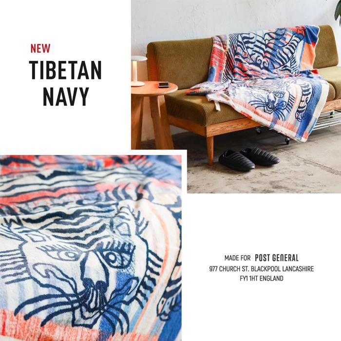 フランネル フリースブランケット チベタンタイガー ブランケット 防寒 FLANNEL FLEECE BLANKET POST GENERAL | POST GENERAL | 07