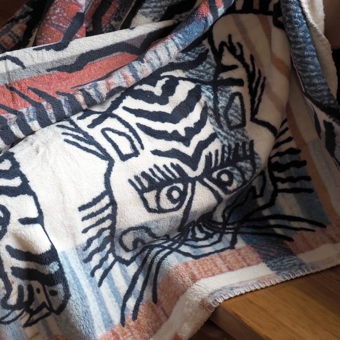 フランネル フリースブランケット チベタンタイガー ブランケット 防寒 FLANNEL FLEECE BLANKET POST GENERAL | POST GENERAL | 08