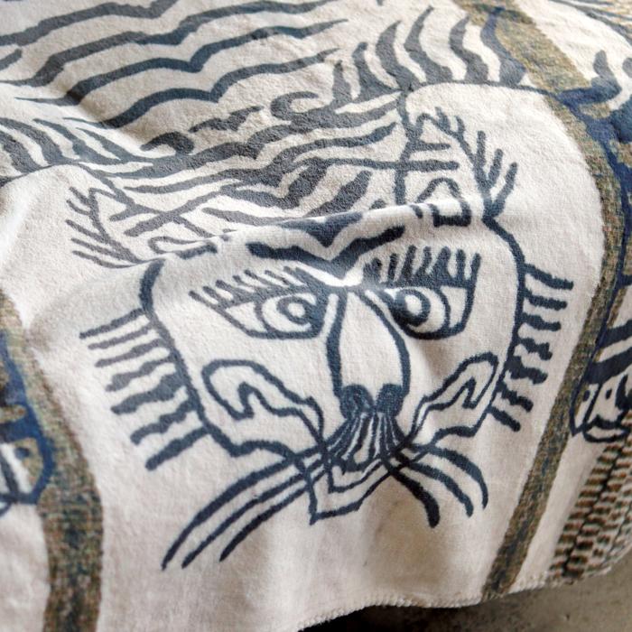フランネル フリースブランケット チベタンタイガー ブランケット 防寒 FLANNEL FLEECE BLANKET POST GENERAL | POST GENERAL | 09