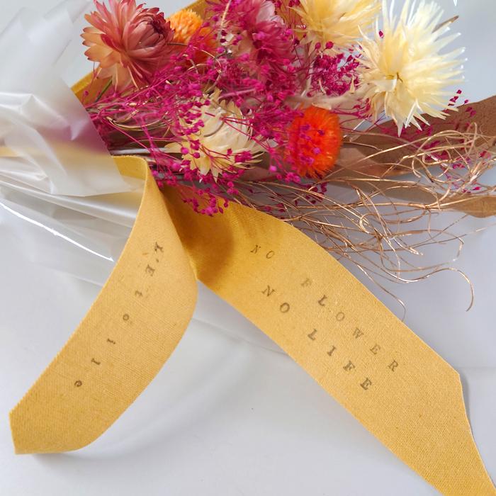 リボンスワッグ フラワーアレンジ ドライフラワー 花 飾り プレゼント