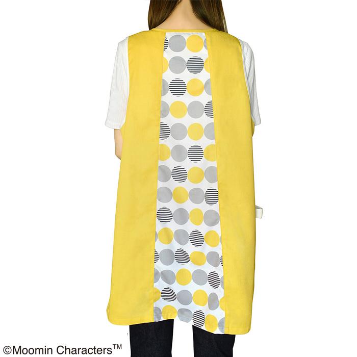 ムーミン エプロン モダンサークル イエロー 看護師 介護士 保育士 北欧 | MOOMIN | 05