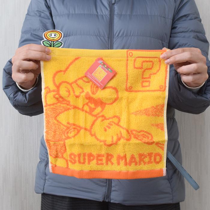 マリオのハンタチ 楽天市場】スーパーマリオ ミニタオル タオルハンカチ SUPER