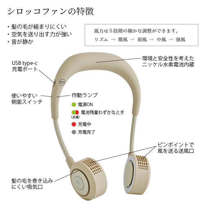 SPICE of Life（スパイス オブ ライフ） ダブルファン ヨガシロッコ