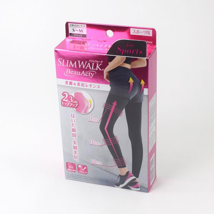 ピップ スリムウォーク Beau-Acty 美脚＆美尻レギンス for sports 着圧