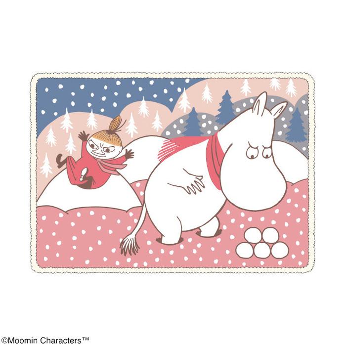 ひざ掛け ムーミン 雪玉 ブランケット 北欧 シープボア 防寒 MOOMIN | MOOMIN | 08