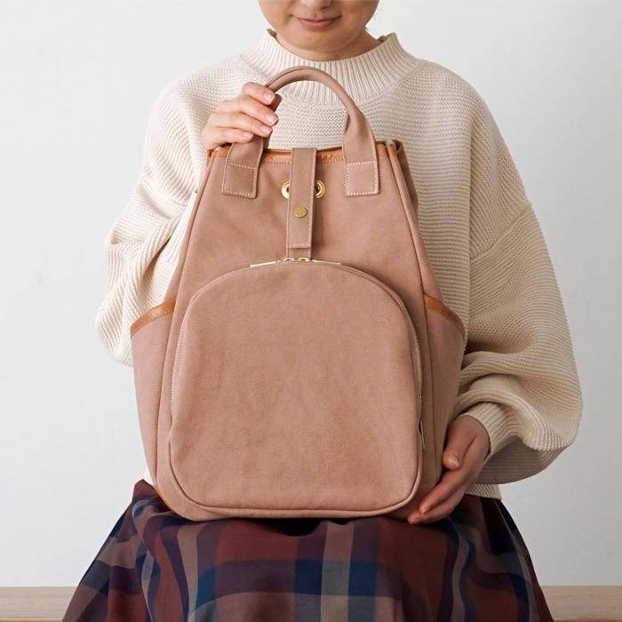 バゲット リュック 2way 帆布 おしゃれ かわいい 丈夫 Trocco バゲット リュック 2way 帆布 おしゃれ かわいい 丈夫 Trocco
