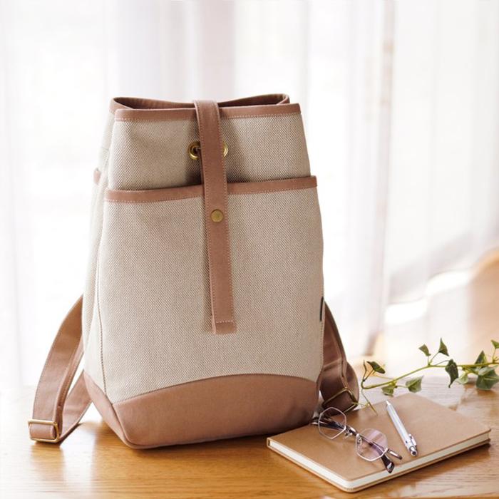 お値下げ 新品未使用　Trocco トロッコ　ワッフル 　帆布リュック 楽天市場】ムースplus Hanp Bag Trocco ハンプバッグトロッコ