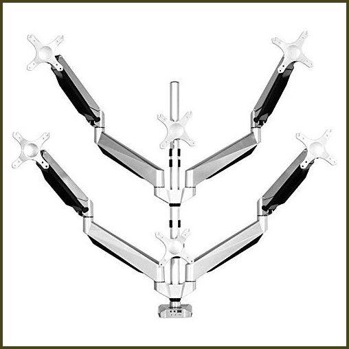 格安即決 Six Lcd Monitor Screens Holder Rotating Screen Desktop Mount Monitor Arms Fit For 10 24 Max Support 7kg Per Arm 新品 並行輸入品 代引不可 Work Fundacionqt Org