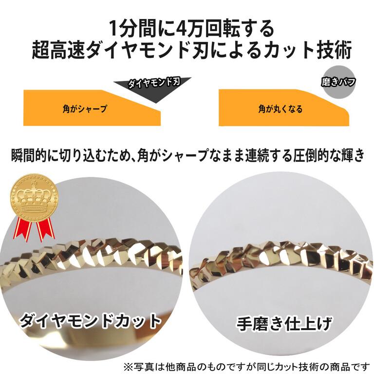 K18 ペンダントトップ ドラゴンスキンカット 四角 スクエア オリジナル ギラギラ 普段使いの画像