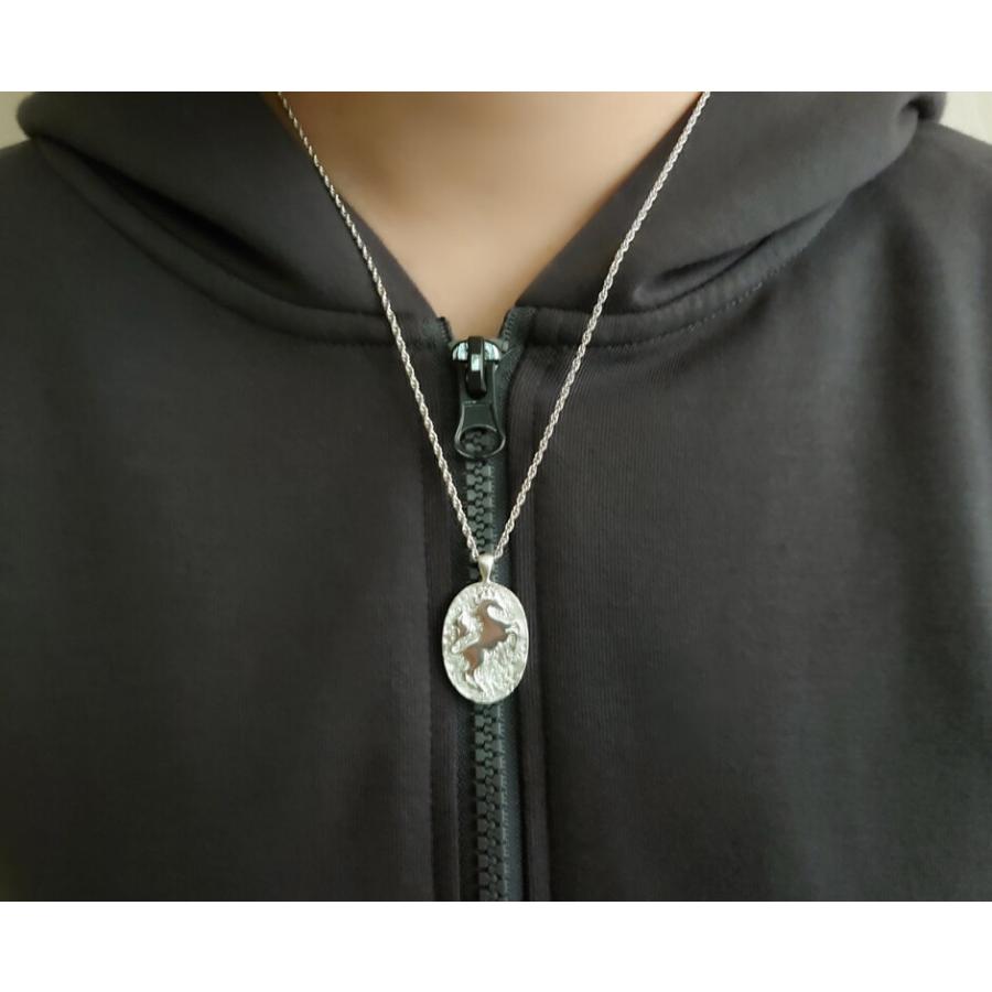 純銀 シルバー ピュア ペンダント レディース メンズ ホース 馬 コイン