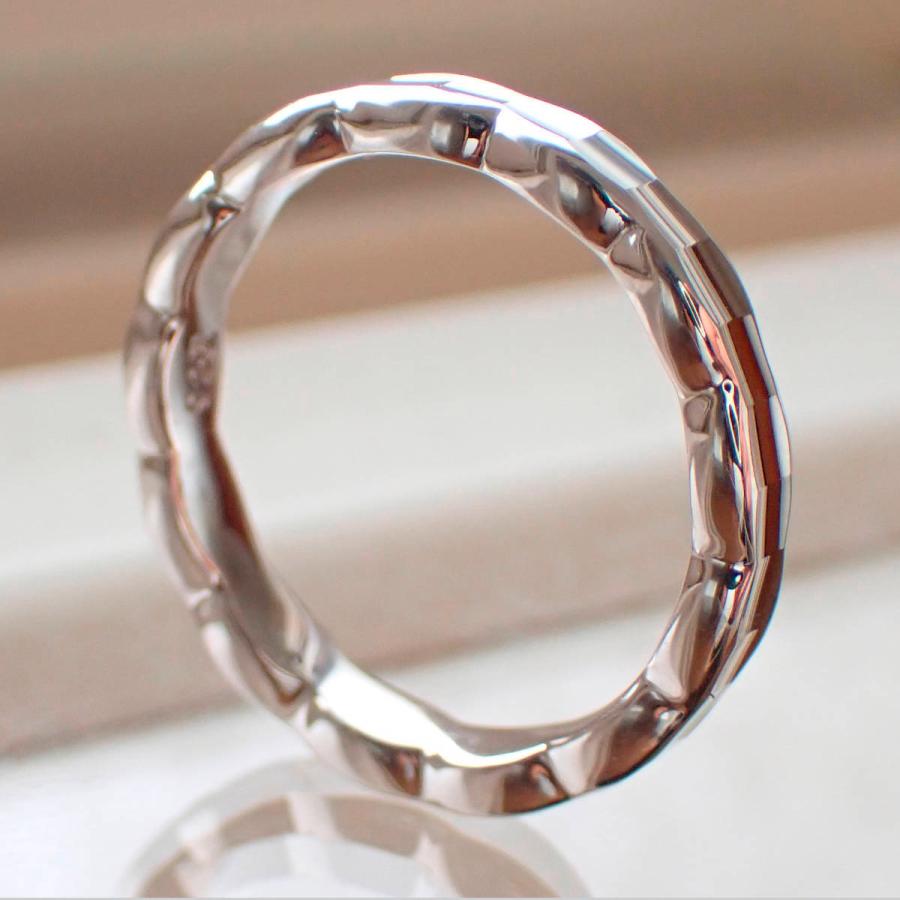 リング 指輪 レディース メンズ シルバー アクセサリー プレゼント デザイン シルバーリング SV925 3mm 幅 ダイヤモンドミラーカット プリキラ もこもこ |  | 05