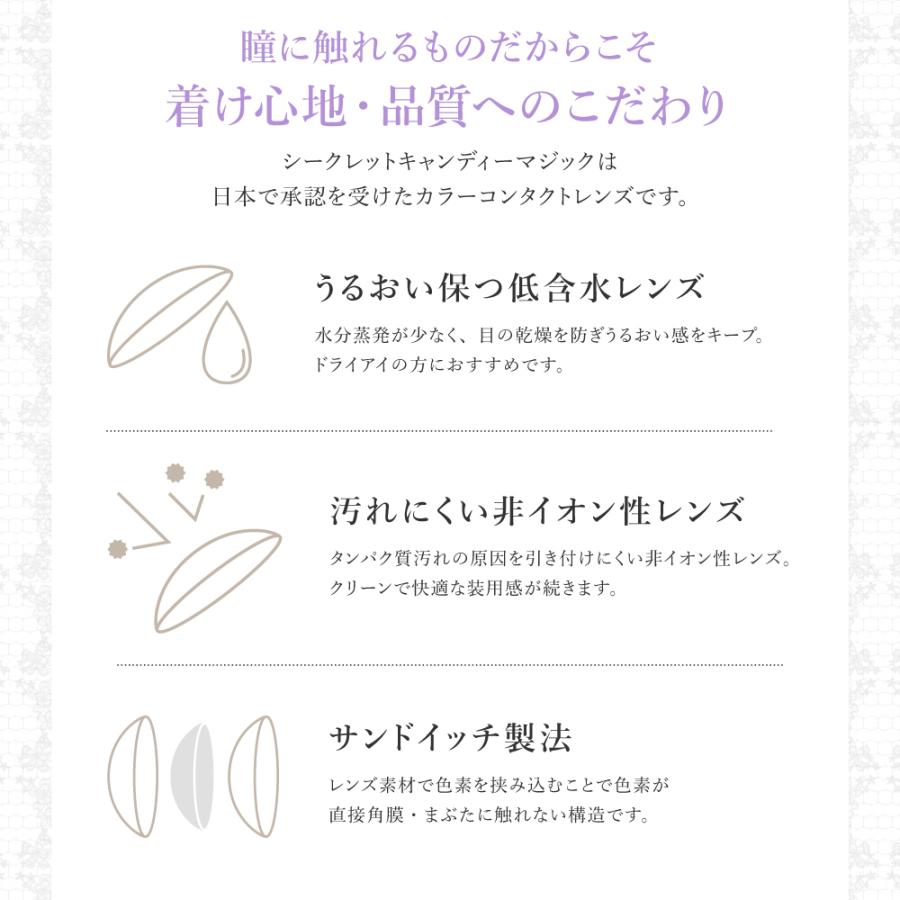 カラコン シークレットキャンディーマジック マンスリー 乱視用 1枚入り×2箱 Candy magic toric ともちん キャンマジ 1ヶ月 板野友美 トーリック | シークレット キャンディーマジック | 08