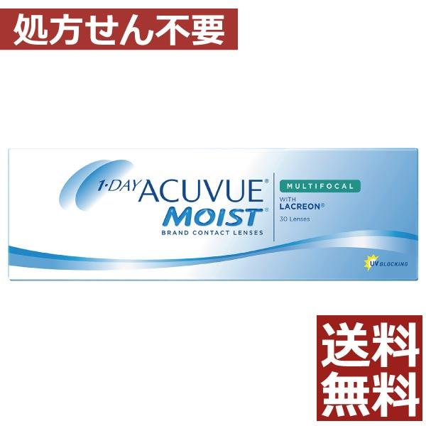コンタクトレンズ　1day ワンデーアキュビューモイスト遠近両用 30枚入 ×1箱　コンタクトレンズ　1day　1day/１日 処方箋不要 | ACUVUE