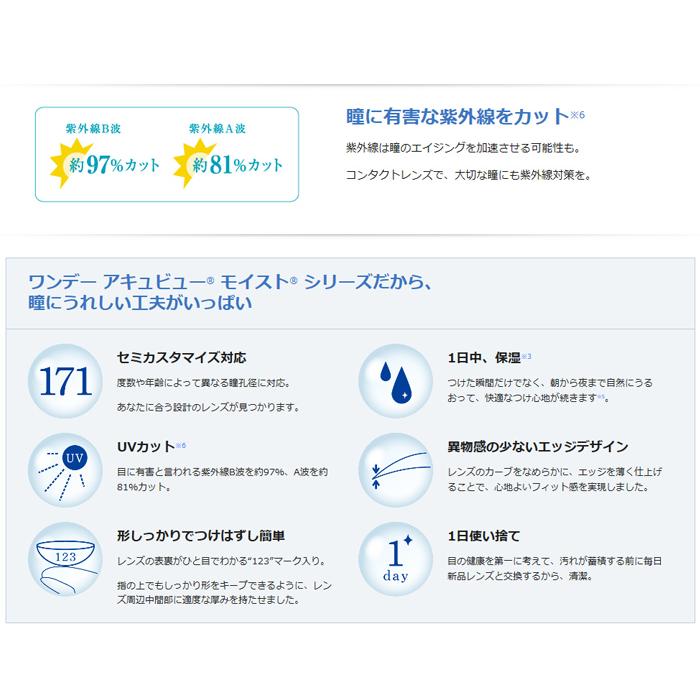 コンタクトレンズ　1day ワンデーアキュビューモイスト遠近両用 30枚入 ×1箱　コンタクトレンズ　1day　1day/１日 処方箋不要 | ACUVUE | 03