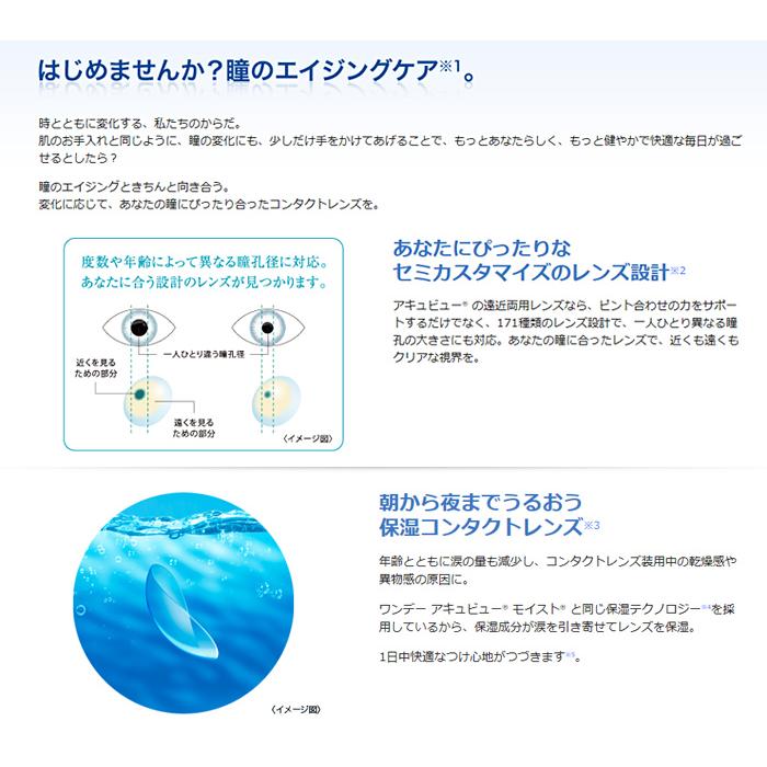 コンタクトレンズ　1day ワンデーアキュビューモイスト遠近両用 30枚入 ×2箱　コンタクトレンズ　1day　1day/１日 処方箋不要 | ACUVUE | 02