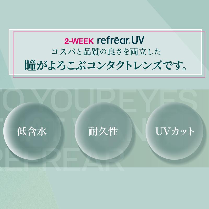 コンタクトレンズ　2week 2ウィーク　リフレアUV 6枚入×2箱 処方箋不要 コンタクトレンズ　2week 2週間 | フロムアイズ | 10