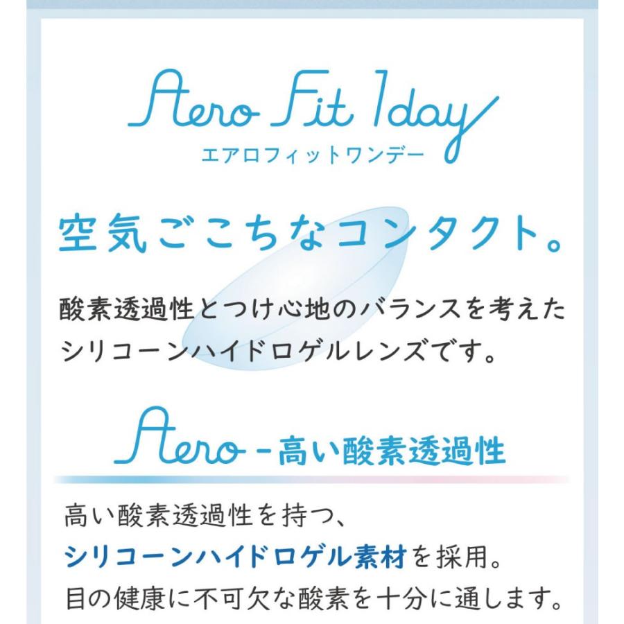 コンタクトレンズ　1day 1DAY エアロフィットワンデー（30枚入） ×1箱送料無料 | アイレ | 03