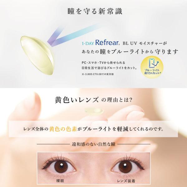 コンタクトレンズ　1day ワンデーリフレア BL UV モイスチャー 30枚入 ×4箱　Refrear 55　1day　1day/１日 処方箋不要 | フロムアイズ | 01