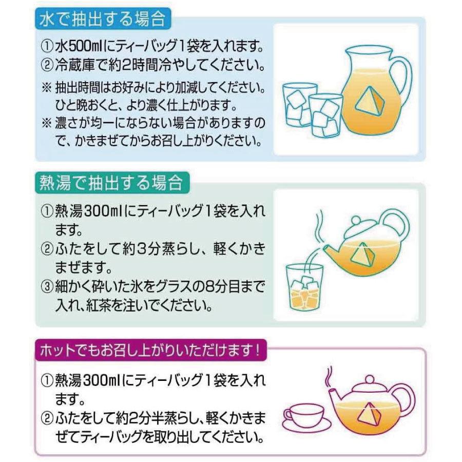 日東紅茶 水出しアイスティー 500ml用(10〜12袋入) ×24個セット(6袋×4種類選択)【日東紅茶】1ケース | 日東紅茶 | 06