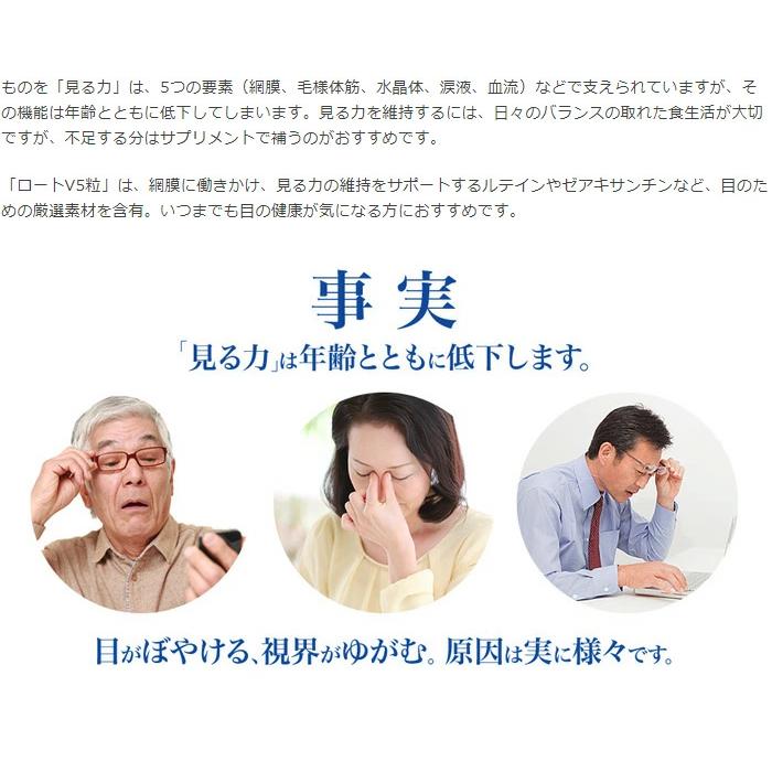 ロートV5粒　30粒 ロート製薬　【機能性表示食品】目のサプリメント v5 ロート | ロート製薬 | 02