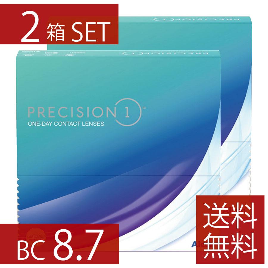 Alcon コンタクトレンズ BC8.7 プレシジョンワン 90枚入 ×2箱 1