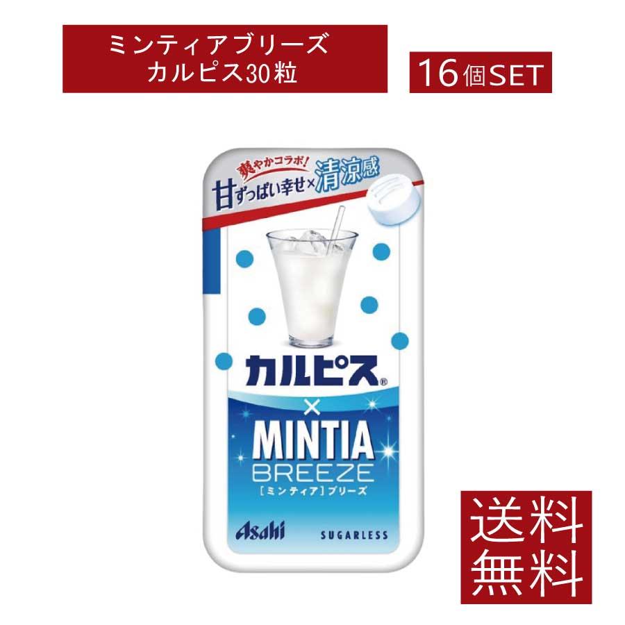 送料無料 アサヒグループ食品 ミンティアブリーズカルピス30粒×16個アサヒグループ ミンティア タブレット ミント 大粒 携帯用 | MINTIA