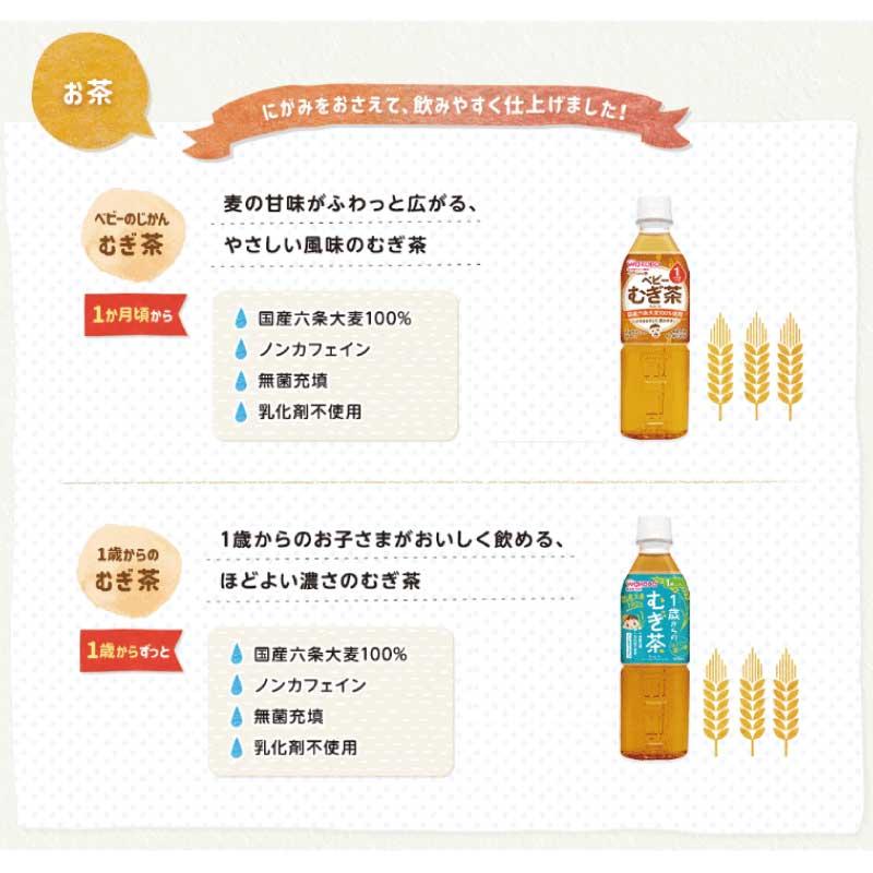 送料無料 和光堂 ベビーのじかん むぎ茶 500ml ×24本 wakodo ベビーの時間 ベビー 麦茶 ペットボトル 赤ちゃん | ベビーのじかん | 02