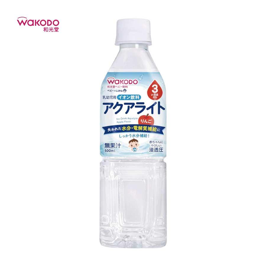 送料無料 和光堂 ベビーのじかん アクアライト りんご 500ml（3ヶ月頃から）×2箱【48本】 wakodo ベビーの時間 ベビー ペットボトル 赤ちゃん | ベビーのじかん | 01