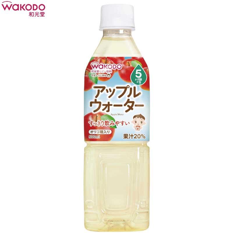 和光堂 ベビーのじかん アップルウォーター 500ml（5ヶ月頃から）×1箱【24本】 wakodo ベビーの時間 ベビー ペットボトル 赤ちゃん | ベビーのじかん | 01