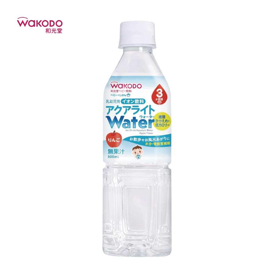 和光堂 ベビーのじかん アクアライト Water (ウォーター) りんご 500ml（3ヶ月頃から）×1箱【24本】 wakodo ベビーの時間 ベビー ペットボトル 赤ちゃん | ベビーのじかん | 01