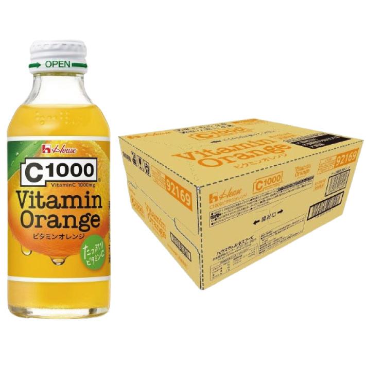 送料無料 ハウスウェルネス C1000 ビタミンオレンジ 140ml ×2箱【60本】 | C1000 | 01