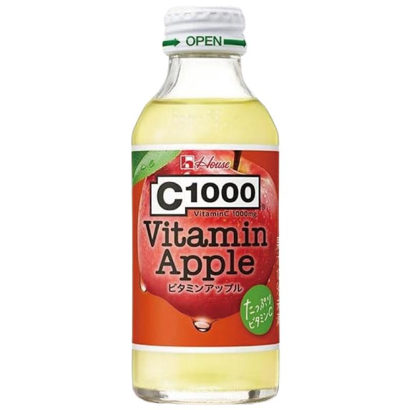 送料無料 ハウスウェルネス C1000 ビタミンアップル 140ml ×3箱【90本】まとめ買い Vitamin Apple C1000タケダ | C1000 | 01