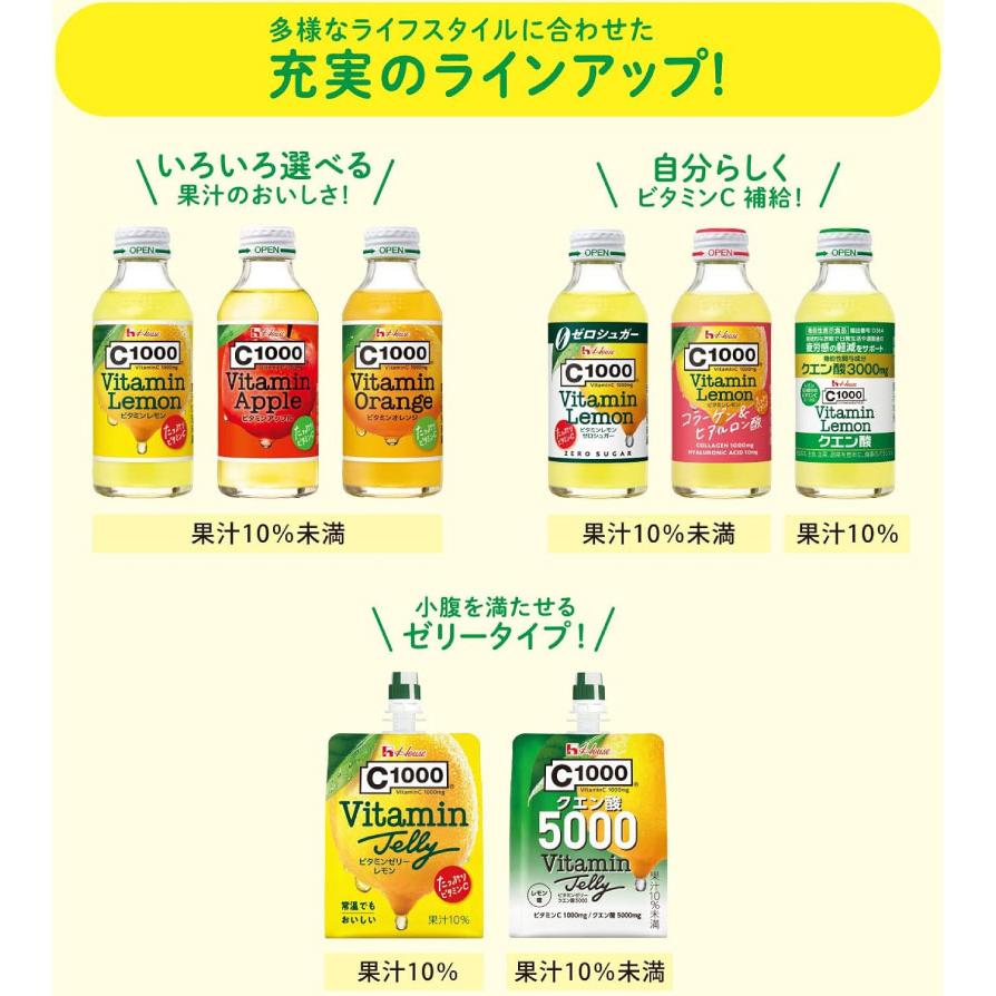 送料無料 ハウスウェルネス C1000 ビタミンアップル 140ml ×3箱【90本】まとめ買い Vitamin Apple C1000タケダ | C1000 | 06