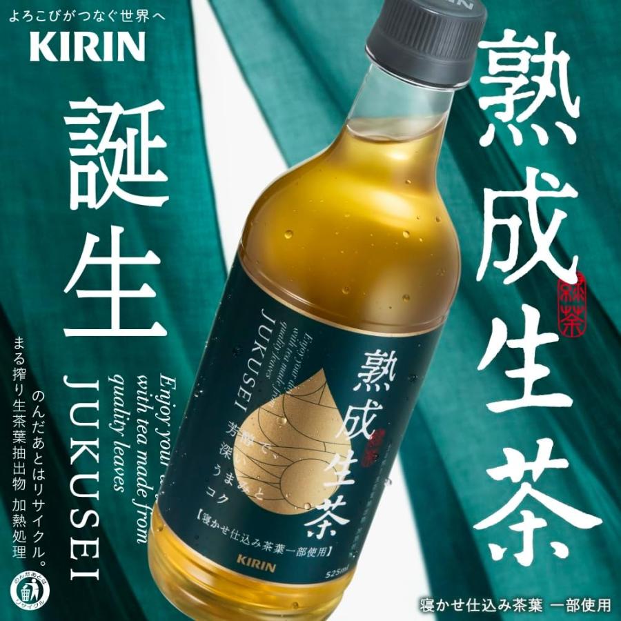 送料無料 キリン 生茶 熟成 PET 525ml×1箱【24本】（KIRIN 緑茶 なま茶 まとめ買い） | 生茶 | 03