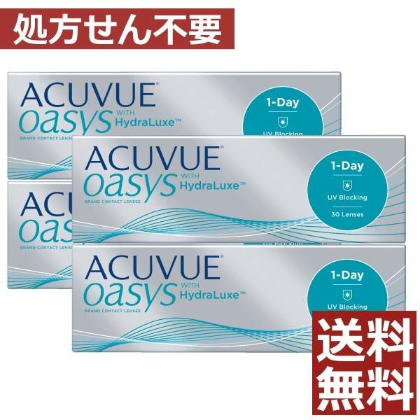 コンタクトレンズ　1day ワンデーアキュビューオアシス 30枚入 ×4箱　コンタクトレンズ　1day　1day/１日 処方箋不要 | ACUVUE
