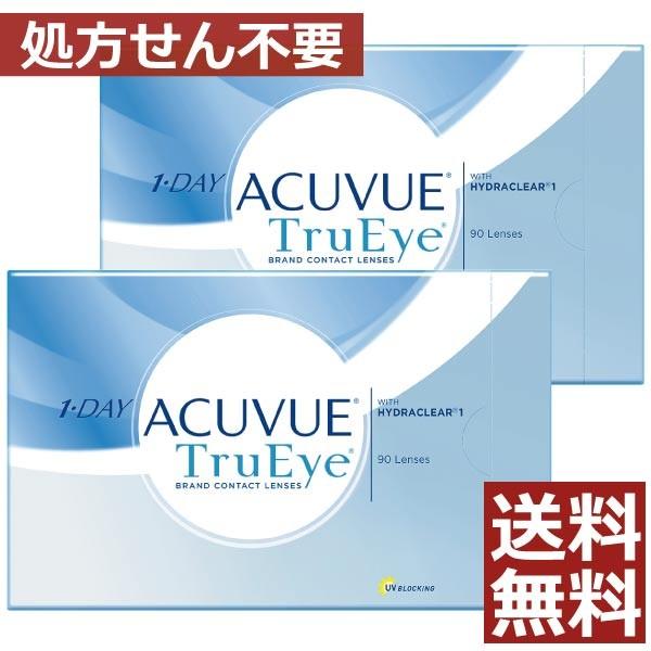 コンタクトレンズ　1day ワンデーアキュビュー　トゥルーアイ　30枚入×6箱 90枚入×2箱 コンタクトレンズ　1day　1day/１日 処方箋不要 | ACUVUE