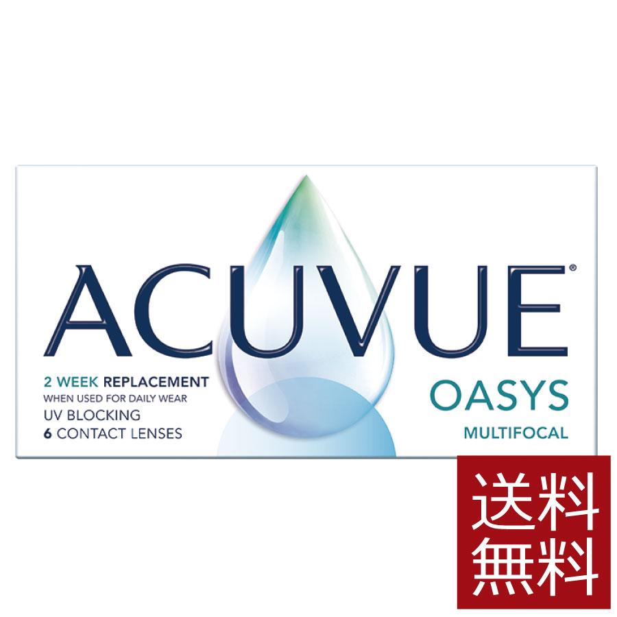 コンタクト アキュビューオアシス マルチフォーカル 6枚入×1箱 遠近両用 2ウィーク ジョンソンエンドジョンソン J&J 使い捨て 送料無料 | ACUVUE