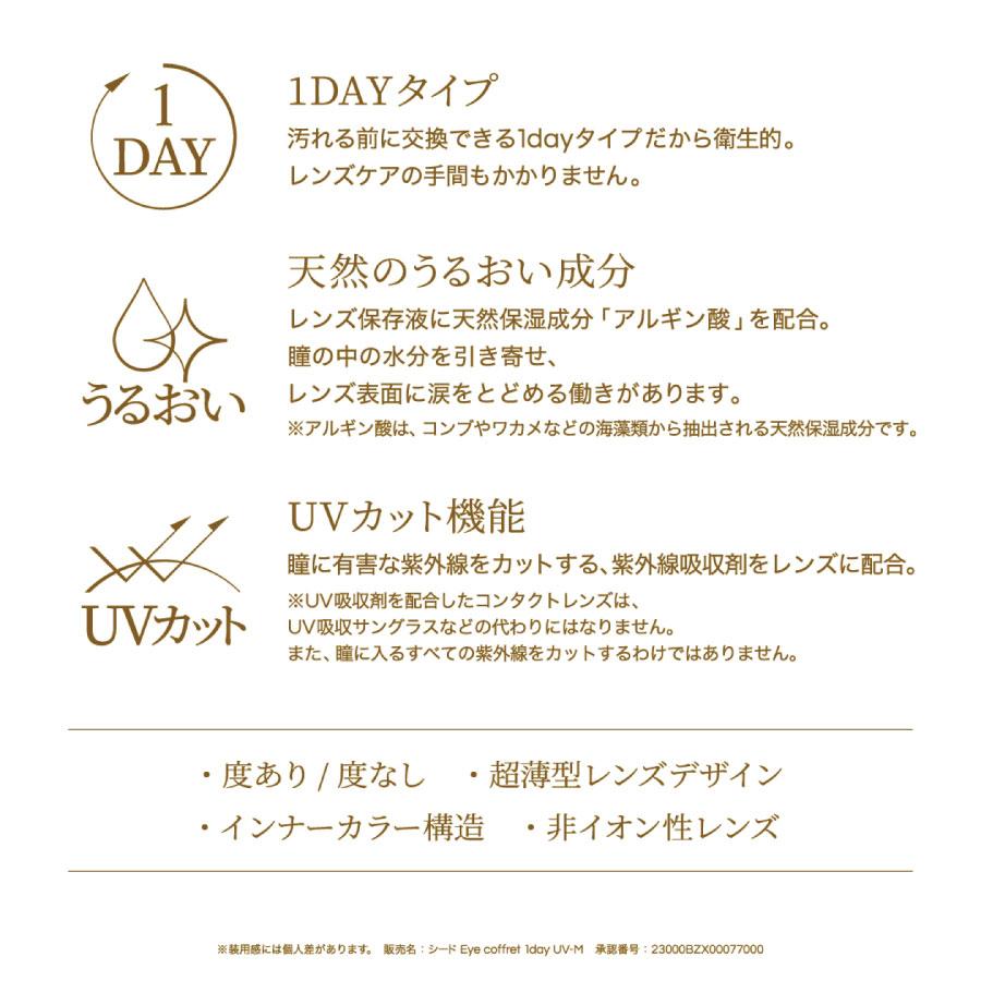 カラコン アイコフレ ワンデーUV M (30枚入)×2箱 送料無料　seed　シード | シード | 13