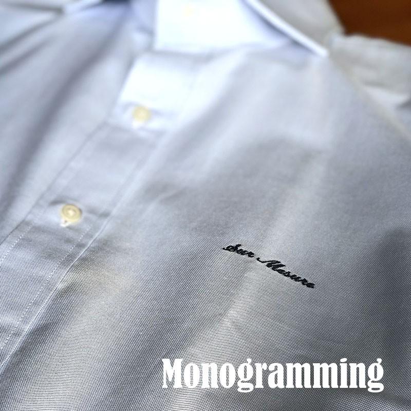 オーダーシャツへの刺繍 | 