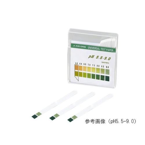 アズワン  pH試験紙 スティック pH5.5-9.0 1箱(100枚入り)｜firstfactory
