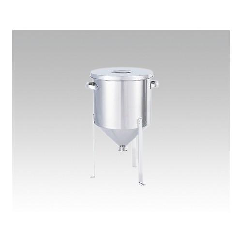 アズワン(AS ONE) ホッパー容器 平鋼脚付 15L HT-ST-FL-27 1個