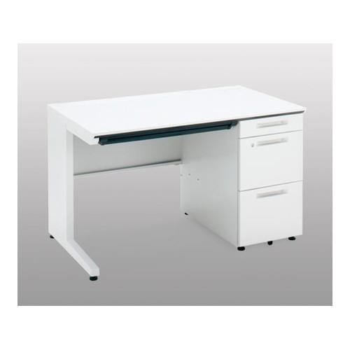 アズワン(AS ONE) デスク 片袖タイプ 1100×700×720mm SD-ISN117LCASPAWNN 1個[個人宅配送不可][送料別途お見積り]